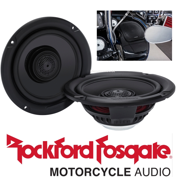 Rockford Fosgate TMS65 16,5cm Lautsprecher 150 Watt für Harley Davidson ®